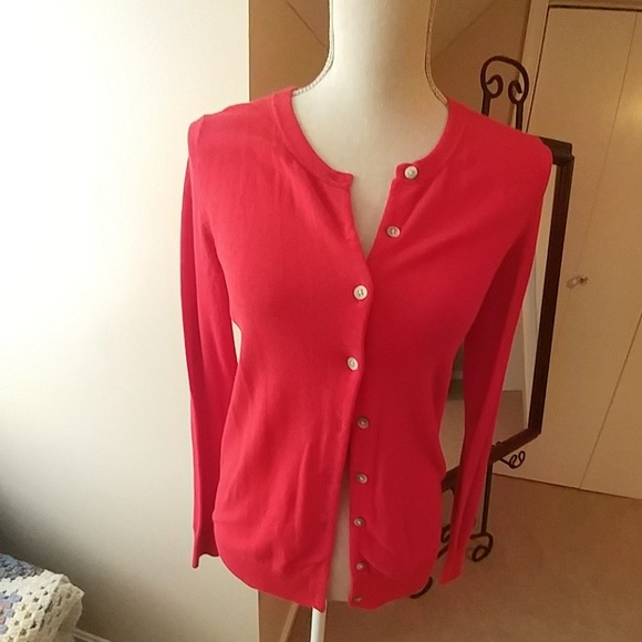 Old Navy Tops - Old Navy Red Sweater Cardigan Old Navy Tops - Old Navy Red Sweater Cardigan